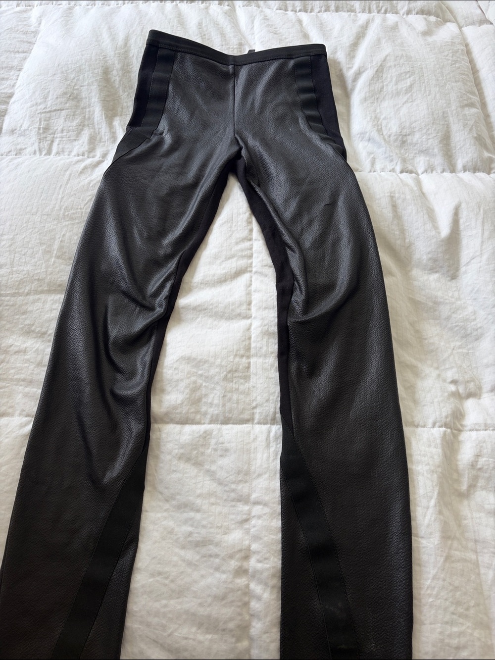 BCBGMaxAzria Black Faux-Leather Men's Pants